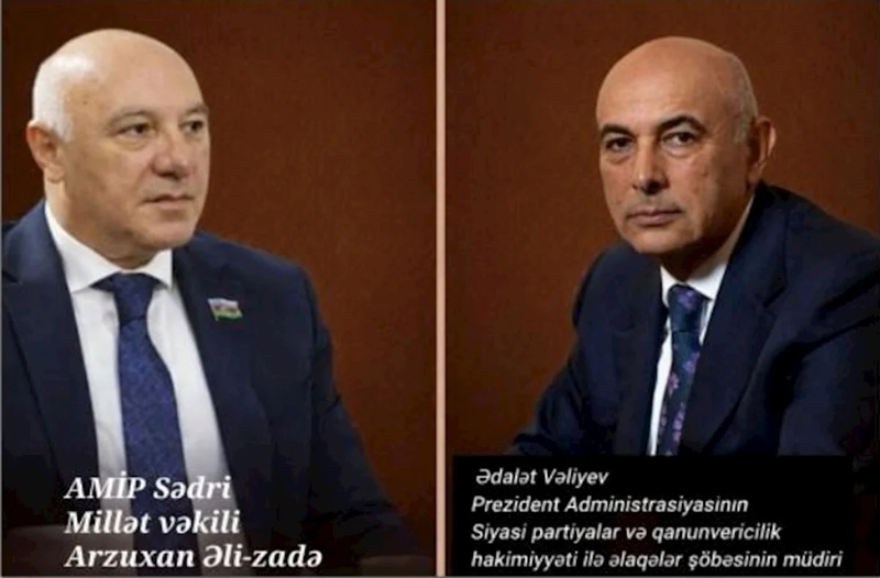 Prezident Administrasiyasında AMİP sədri Arzuxan Əli-zadə ilə görüş keçirilib